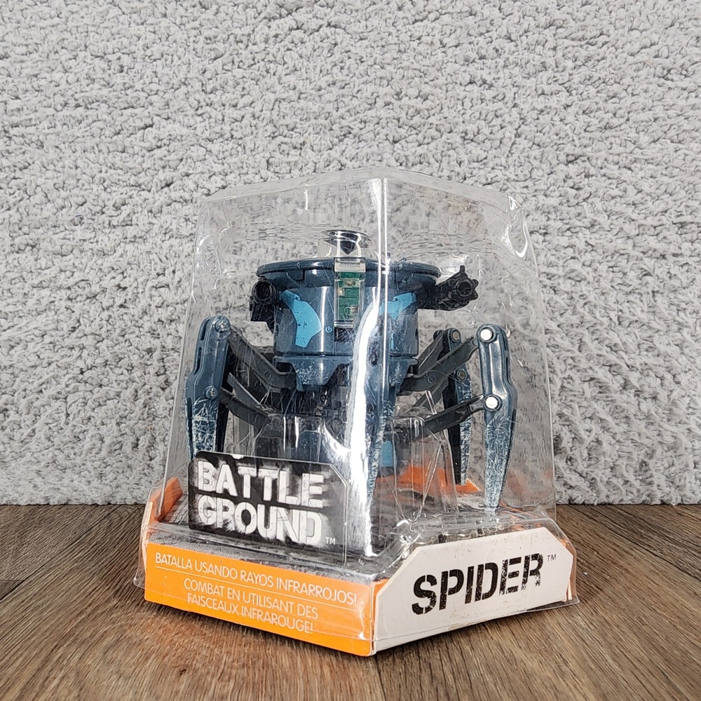 HEXBUG Battle Ground Spider Blue Infrared Remote Control Robot Toy 409-5062 NEW